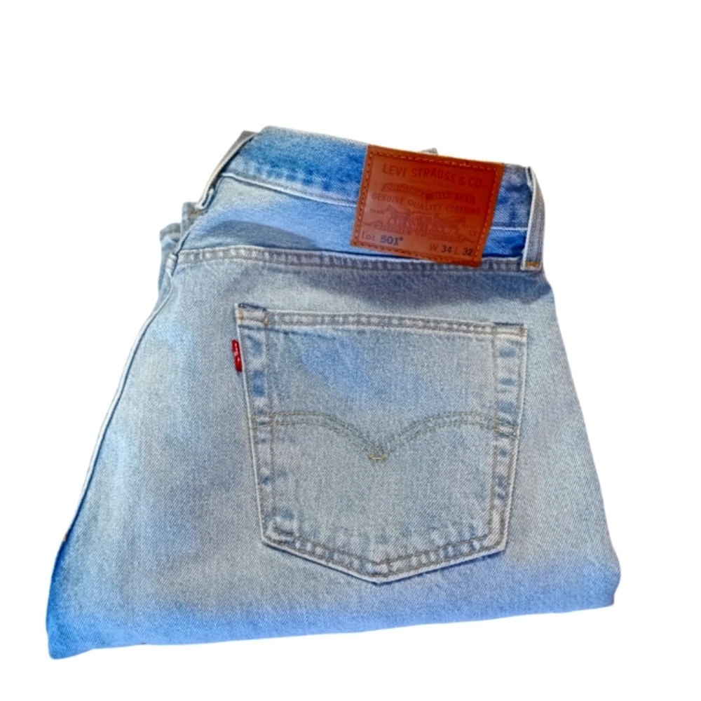 LEVI'S MEN'S 501 ORIGINAL FIT BUTTON FLY